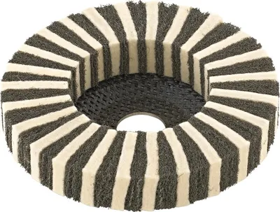 Produktbild von FORMAT kombinierte Filz-Fächerscheibe 125mm, SchleifVlies