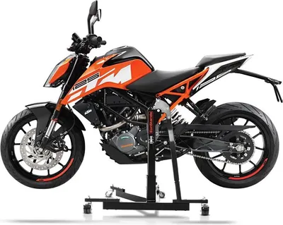 Image de CS Power Evo béquille centrale pour KTM 125 / 390 Duke 17-23 noir