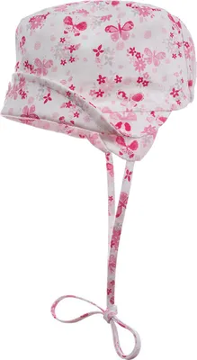 Produktbild von Mädchen Hut Rosa mit Bindemütze & Schutz, Döll