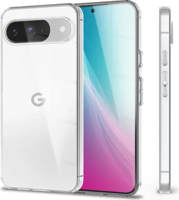 Produktbild von NALIA Hülle "GLAZE" für Google Pixel 9 - Klare TPU Schutzhülle, Anti-Gelb, Schlank & Leicht - Transparente Handyhülle