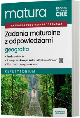 Obrázek produktu pro Opakování pro maturitu 2027 – Geografie – Agnieszka Maląg, Krzysztof Chabasiński, 332 stran