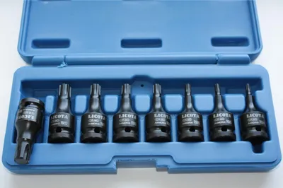 Zdjęcie produktu dla Zestaw Nasadek Udarowych Ribe M4-M14, 8 szt., Cr-Mo