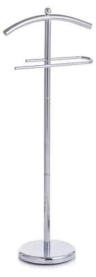 Dressboy aus verchromtem Metall, 43x28x109 cm, Aluminium