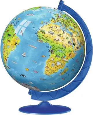 Produktbild von Puzzle Ravensburger 3D World Map 180 Stücke
