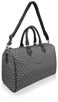 Produktbild von Medium Duffle Bag für Wochenende und Übernachtungen, Schwarz Grau