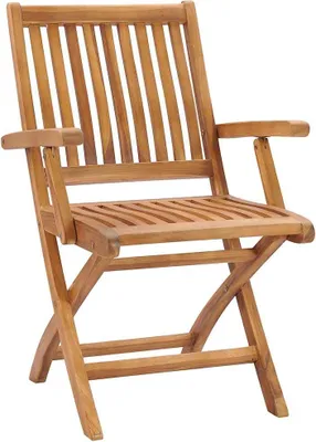 Produktbild von vidaXL Klappbare Gartenstühle mit Kissen 8 Stk. Massivholz Teak