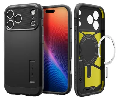 Produktbild von Spigen ACS10297, Cover, Apple, iPhone 17 Pro Max, 17,5 cm (6.9"), Schwarz