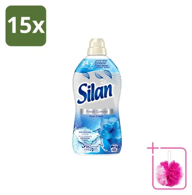 Produktbild von 15 x Silan Fresh Control Wasverzachter Cool Fresh, 1056 ml - Sparpackung - 15 Stücke