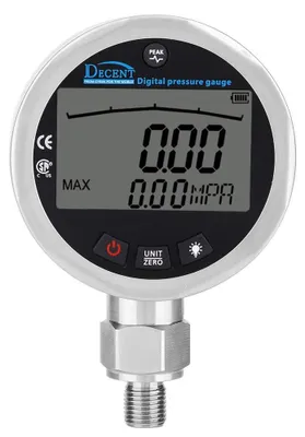 Obrázok produktu pre Digitálny manometer 0-40 MPa (400 bar, 10000 PSI) - Vysokopresný tlakomer