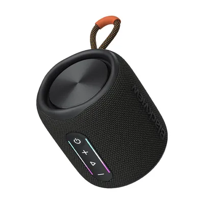 Produktbild von AuraBass 2 Tragbarer Bluetooth-Lautsprecher – 52 mm Treiber, 10 W Bass, IPX7 Wasserdicht, 1800 mAh, RGB-Licht, BT 5.3, Kompakt & Robust