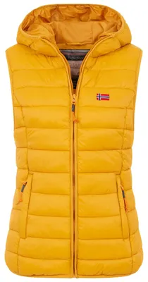 Productafbeelding van Damen steppvest met capuchon, geschikt voor het voorjaar, sportief, ideale overgangsjas voor de herfst