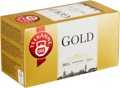 Obrázek produktu pro Teekanne Gold černý čaj porcovaný (20ks), 105505
