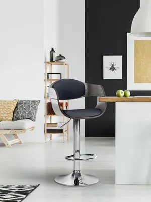 Produktbild von Barhocker Kingston C schwarz/grau