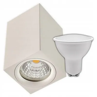 Produktbild von Elektrosalon Aluminium Weiß Spotlampe Deckenleuchte GU10