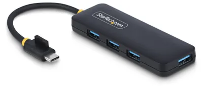 Produktbild von StarTech.com USB-C Hub 4-Port USB-A 5Gbps busbetrieben, kompakt
