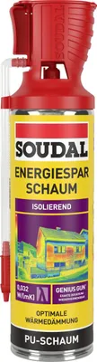 Produktbild von Soudal 1K Energiesparschaum Genius Gun 500 ml