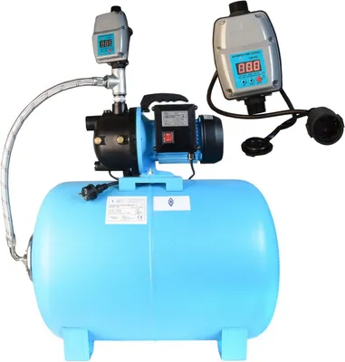Zdjęcie produktu dla Zestaw Hydroforowy 100L ze Sterownikiem Elektronicznym do Pompy CSK 55D Hydrofor Pompa do Wody HANDY 3000