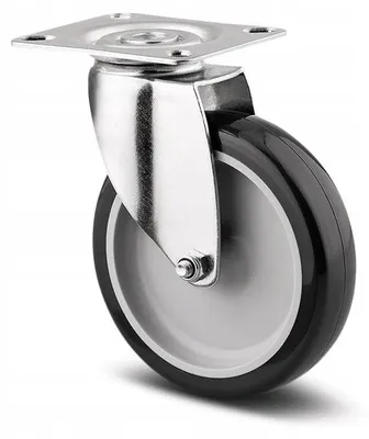 Produktbild von Tente Lenkrolle Ø 100mm 70kg Polyurethan grau