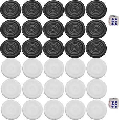 Productafbeelding van Checkers, ontwerpt een set van 32 stuks, geschikt voor kinderspeelgoed, kinderspeelgoed