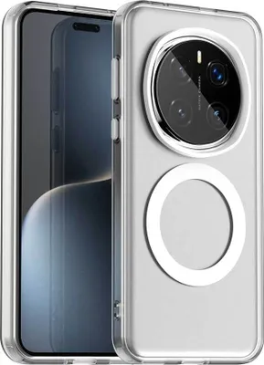 Produktbild von Magnetisch Hülle für Honor Magic 7 Pro, Schlank Durchscheinend Matt Stoßfest Handyhülle Weiß