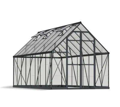 A product shot of a greenhouse on a white background.