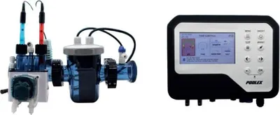 Produktbild von Poolex Pool Salzelektrolyse+ pH Dosieranlage Aqualyser Flex