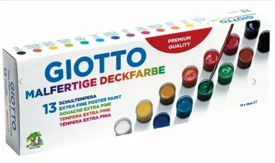 Produktbild von Malfertige Deckfarbe GIOTTO 13x18ml