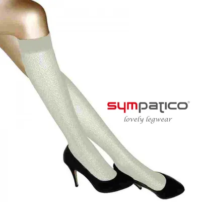 Lusana Fashion Kniestrümpfe Jasera in beige
