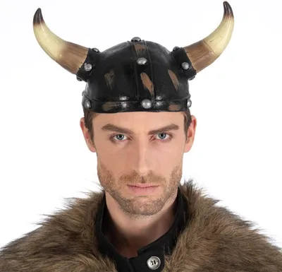 Produktbild von Latex Wikinger Helm | Zubehör Vikings Kostüm