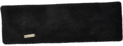 Seeberger Kunstfell Stirnband in schwarz