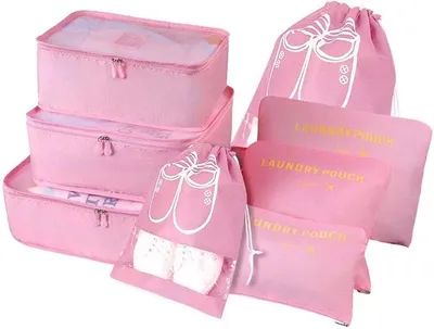 Produktbild von uh709 Reise-Organizer Set Kompressionsbeutel Packwürfel