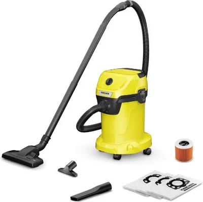 Zdjęcie produktu dla Kärcher WD 3 Home 19 l odkurzacz bębnowy sucho-mokro 1000 W worek na kurz