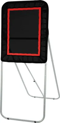 Produktbild von VEVOR zusammenklappbarer Lacrosse-Rebounder für den Hinterhof, 90 x 120 cm großes Volleyball-Rücksprungnetz, Pitchback-Throwback-Baseball-Softball-Return-Trainingsschirm, verstellbarer Winkel, Schießübungs-Trainingswand, schwarz