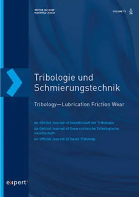 Obrázok produktu pre Tribologie und Schmierungstechnik 71, 4 (2024)