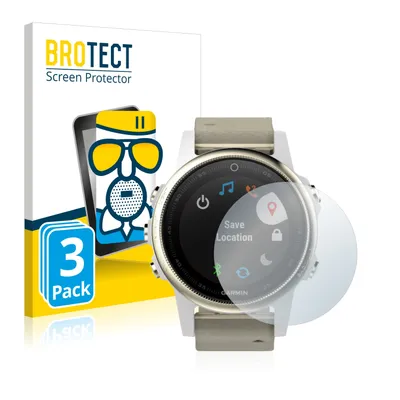 Produktbild von 3x BROTECT Entspiegelungs Schutzglas für Garmin Fenix 5S (42 mm) Schutzfolie Panzer Folie Glas Display Schutz matt