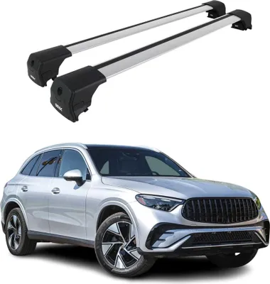 Produktbild von Dachträger Grundtäger für Mercedes GLC X254 2022-2026 Aluminium Silber 2 tlg