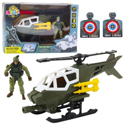 Produktbild von Militärset: Militärhubschrauber-Soldatenfigur