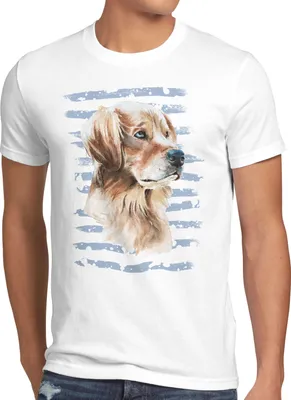Produktbild von style3 Golden Retriever Herren T-Shirt hundeliebhaber züchter sommer