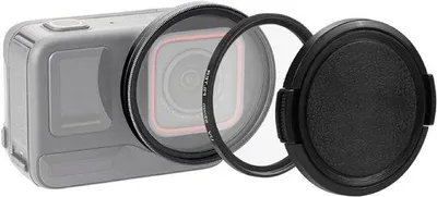 Obrázok produktu pre 52 mm adaptér na UV filter pre príslušenstvo s konektorom pre akčné kamery.