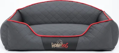 A dog bed on a white background.