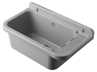 Zdjęcie produktu dla Umywalka zewnętrzna, żywica syntetyczna, 60 x 34 x 21