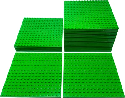 Zdjęcie produktu dla Płytki konstrukcyjne LEGO® 16x16 zielone do budowania po obu stronach - 91405 NOWOŚĆ! Ilość 4x