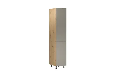 Produktbild von Hochschrank 40 cm Küchenschrank Küchenblock, Langen D40SP Beige/Matt