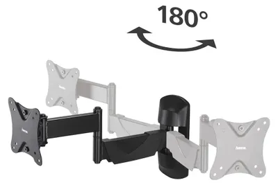 Produktbild von Hama 00220825, 25,4 cm (10"), 66 cm (26"), 25 kg, 100 x 100 mm, 10 - 15°, Schwarz