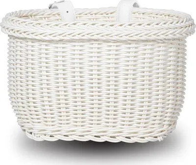 Productafbeelding van Famanu fietsmand voor meisjes - kinderfietsmand - stuurmand voor fietsen met een wielmaat van 12-18 inch