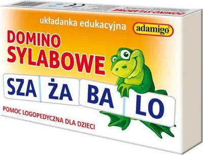 Zdjęcie produktu dla ADAMIGO PL Domino sylabowe - układanka eduk. 04812