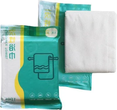 Produktbild von Famanu Wegwerfhandschuhe Gecomprimeerde Handtücher 50 x 100 cm - 2 Stück