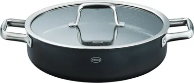 Produktbild von RÖSLE "RÖSLE Servierpfanne EBONIC Ø 28 cm ProNero Keramik-Wabenbeschichtung"