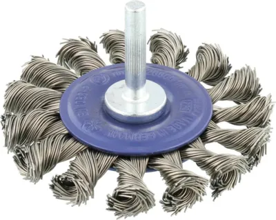 Immagine prodotto di Spazzola tonda Osborn in acciaio 6 mm 75 mm annodata