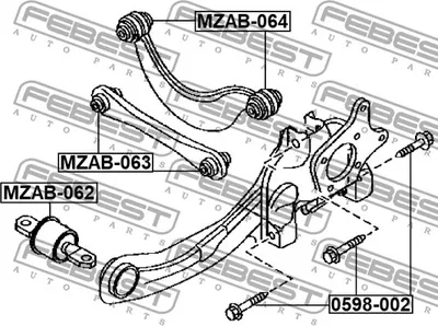 Zdjęcie produktu dla Febest 0598-002
